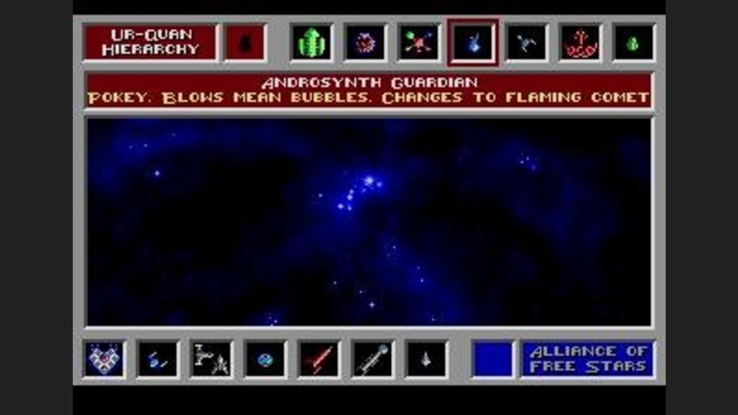 Choosing an enemy in practice mode