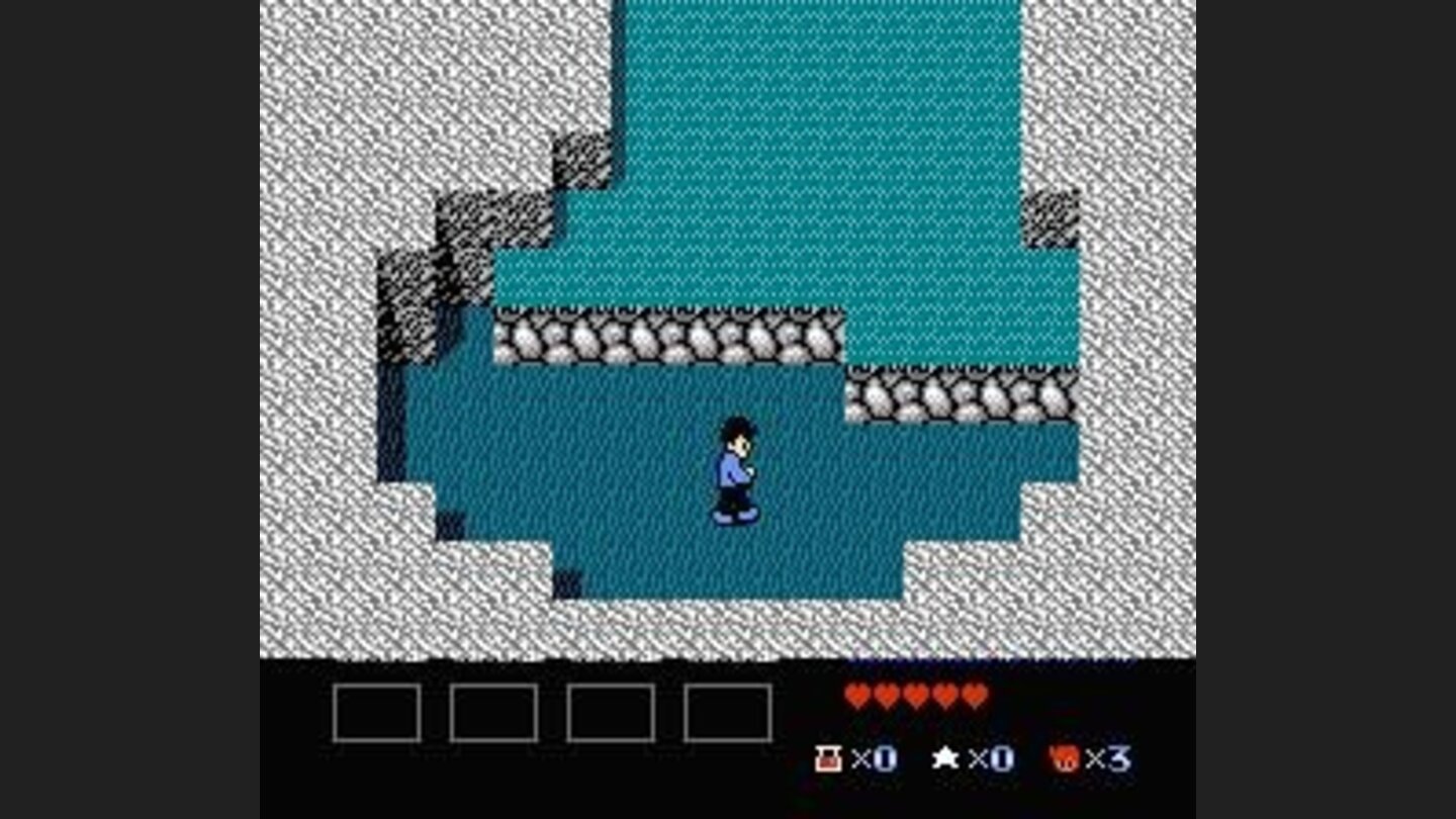 Fell down into a cave!