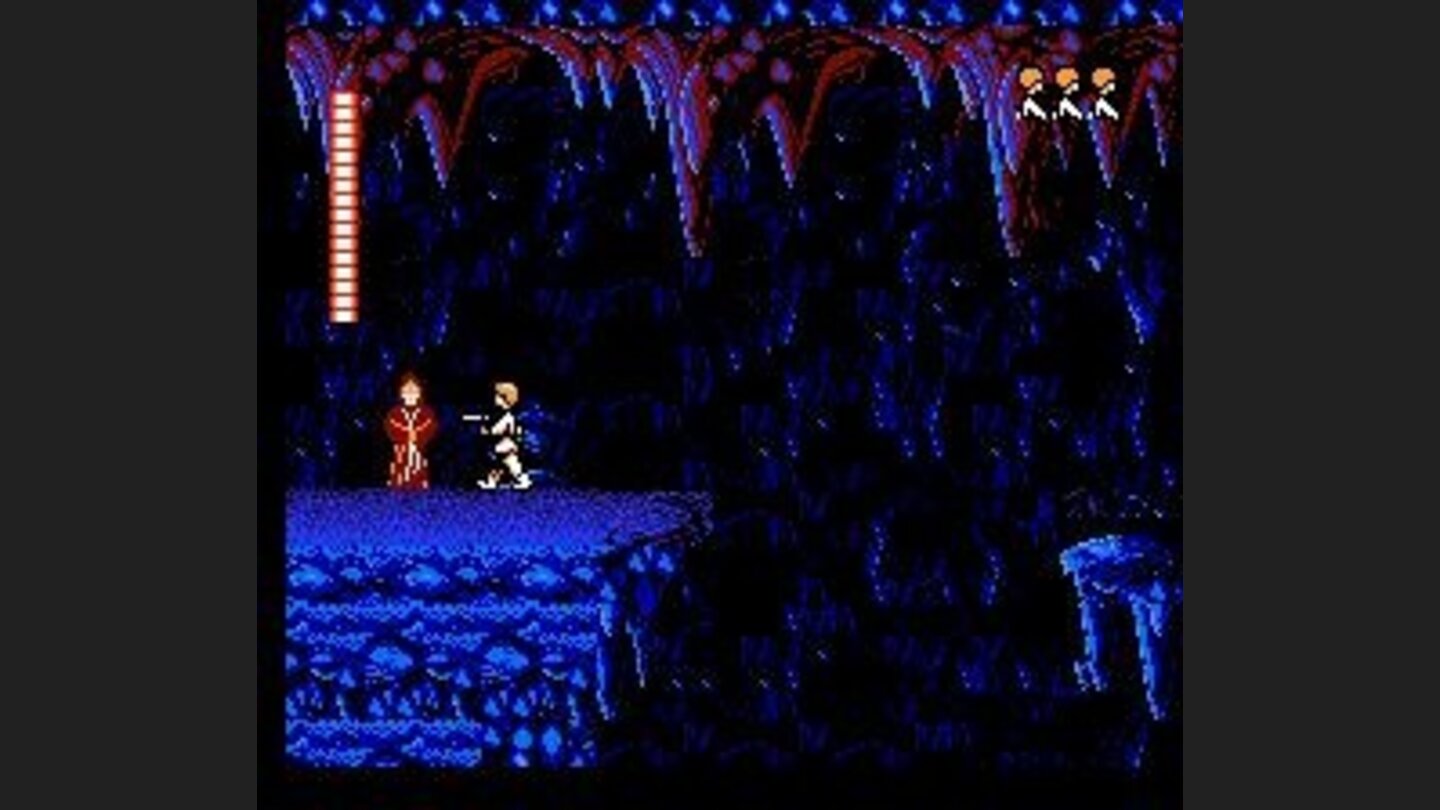 Finding Obi-Wan Kenobi in a cave.