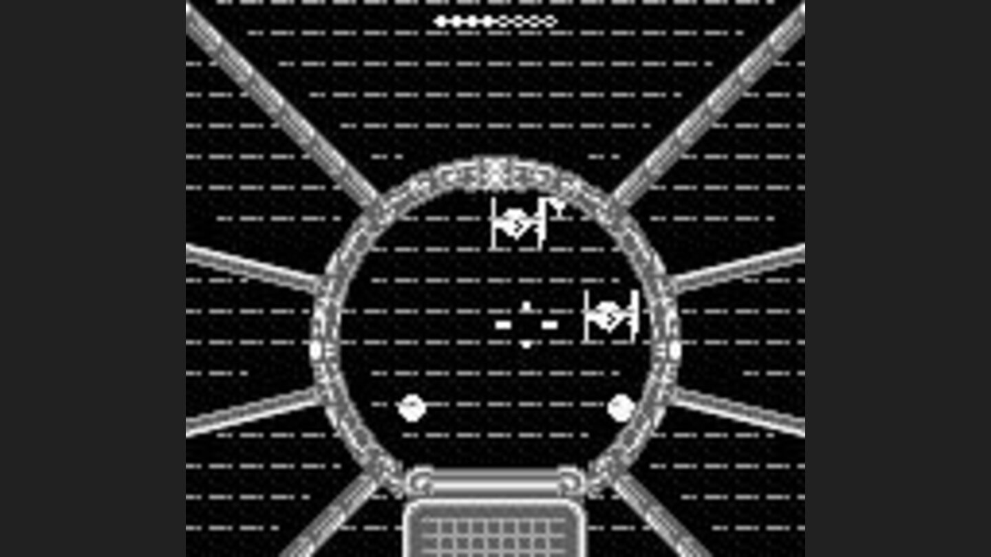 A lot of space-shooting-action in Millennium Falcon: destroy some Tie Fighters to advance.