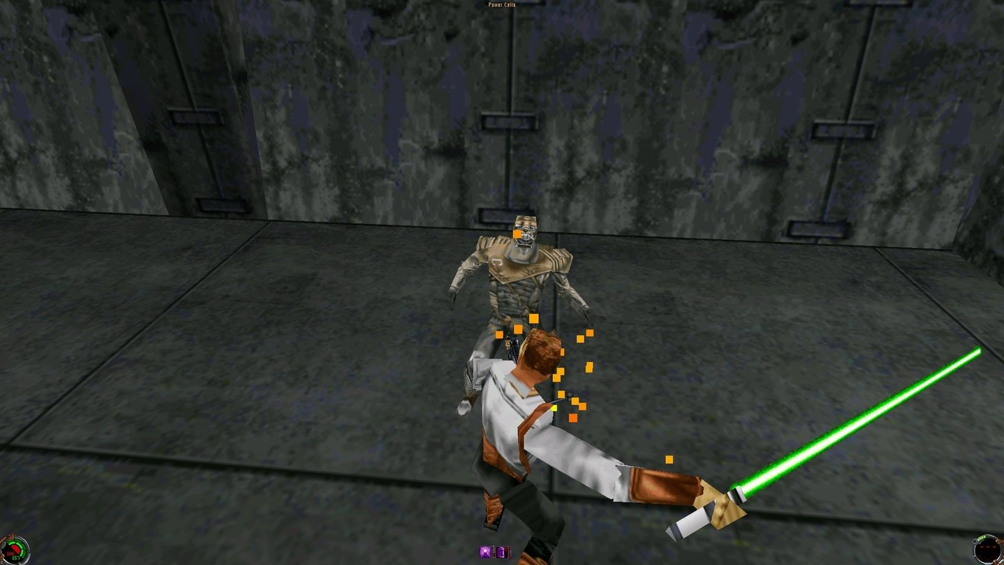 Jedi Knight: Dark Forces 2 (1997)Egoshooter, nun auch mit Lichtschwertern. Der Nachfolger zu Dark Forces gibt uns abseits von Blastern und Granaten auch die ikonische Jedi-Waffe in die Hand – eine echte Revolution im Genre. Gepaart mit hervorragendem Leveldesign und einer spannenden Geschichte ist es auch heute noch wert, gemeinsam mit Kyle Katarn dessen erwachende Jedi-Kräfte zu entdecken. Die reichen von guten Fähigkeiten bis hin zum bösen Machtblitz – sollten wir Zivilisten töten und in die dunkle Seite der Macht abrutschen.