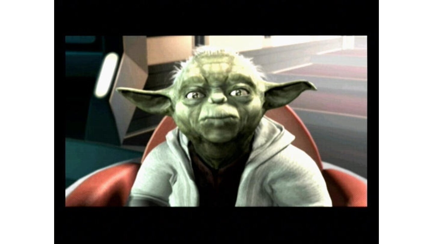 Yoda in a cut scene