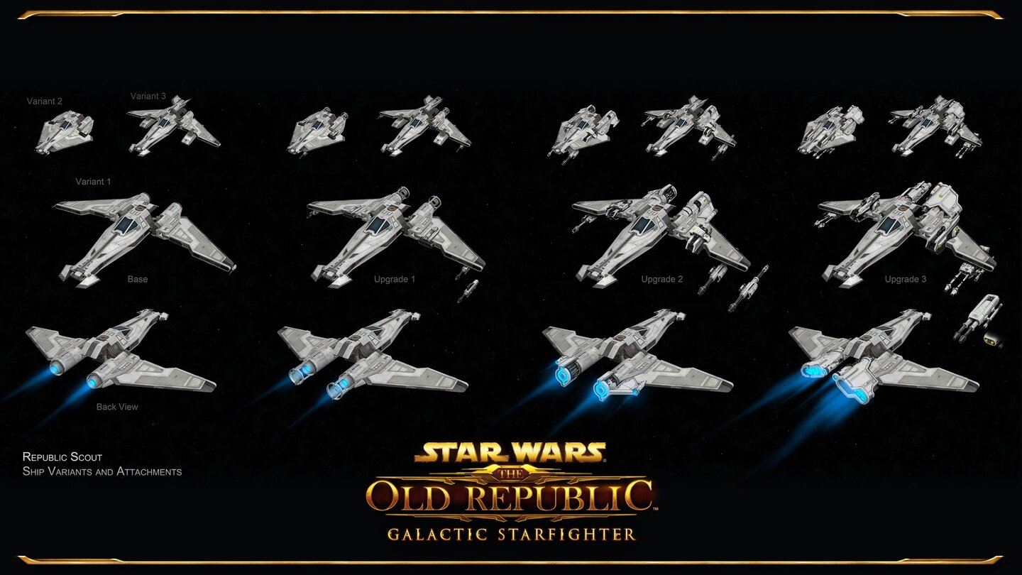 Star Wars: The Old Republic - Artworks zu Galactic Starfighter