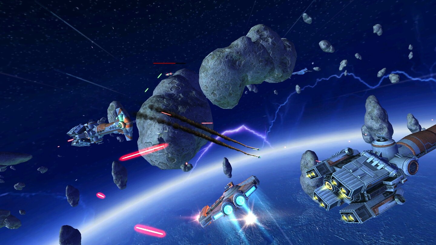 Star Wars: The Old RepublicDie Weltraumschlachten erinnern an Freelancer und sind eine willkommene Abwechslung.
