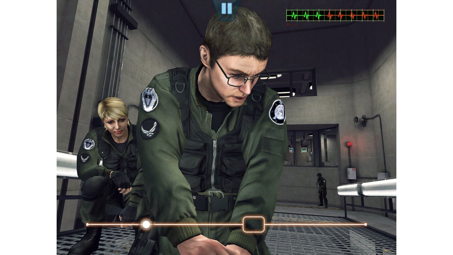 Stargate SG-1: Unleashed Ep 1Reanimation als Quick-time-event? Der spielerische Mehrwert bleibt zumindest verborgen.