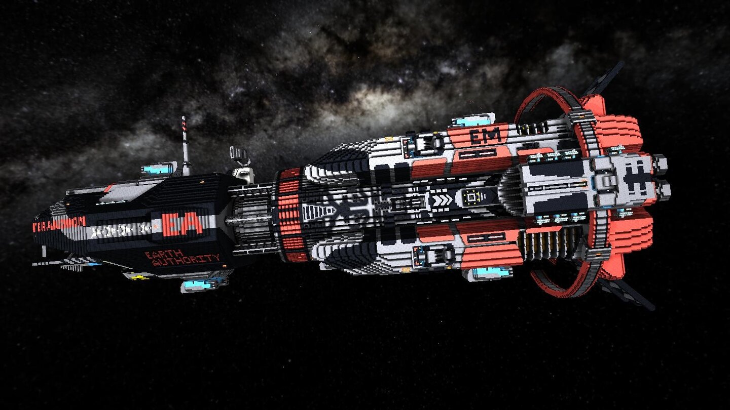 StarMade - Spieler-RaumschiffeSiberia Missile Cruiser (von RedDwarfIV) - http:star-made.orgnode15844