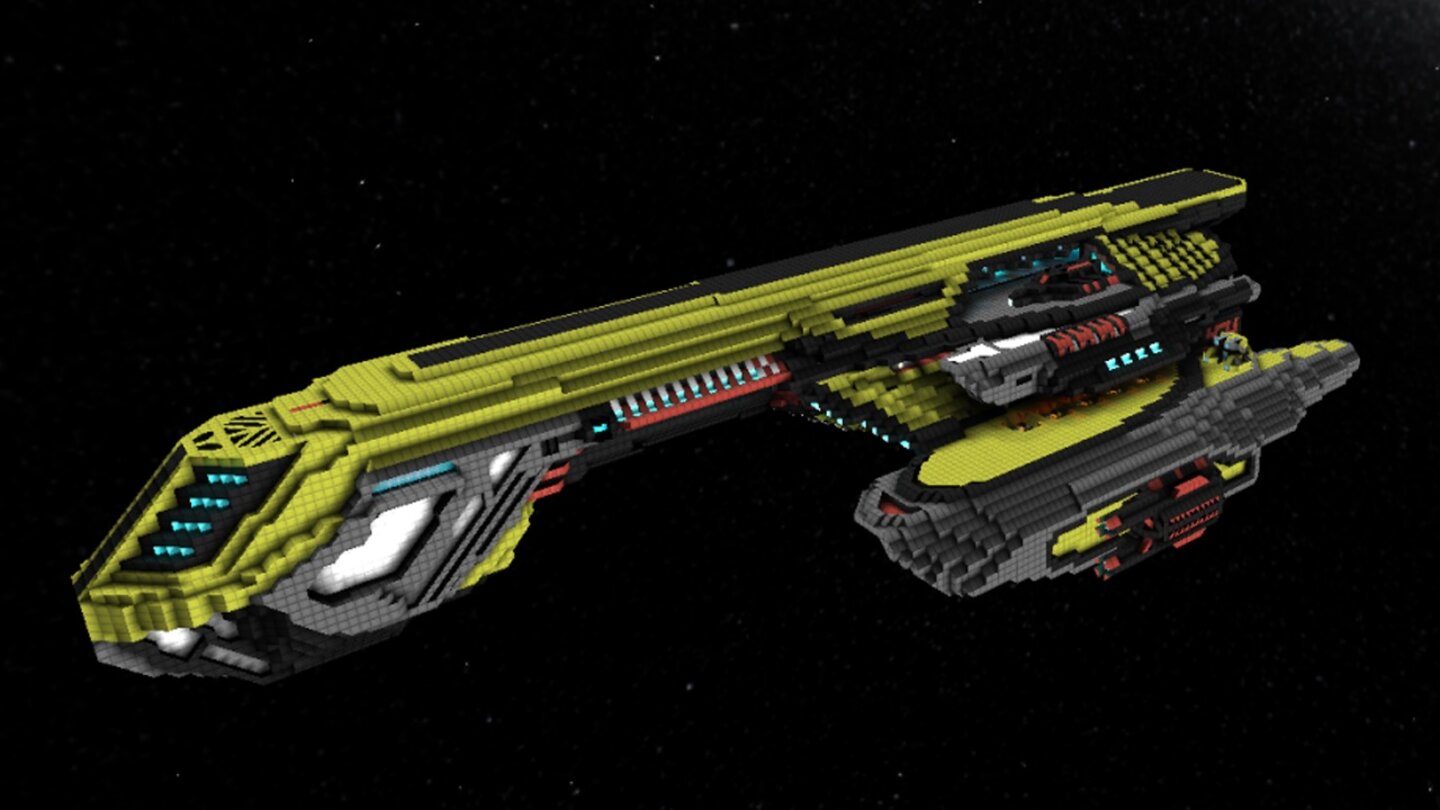 StarMade - Spieler-RaumschiffeBlue Sky Carrier (von Everto) - http:star-made.orgnode17849