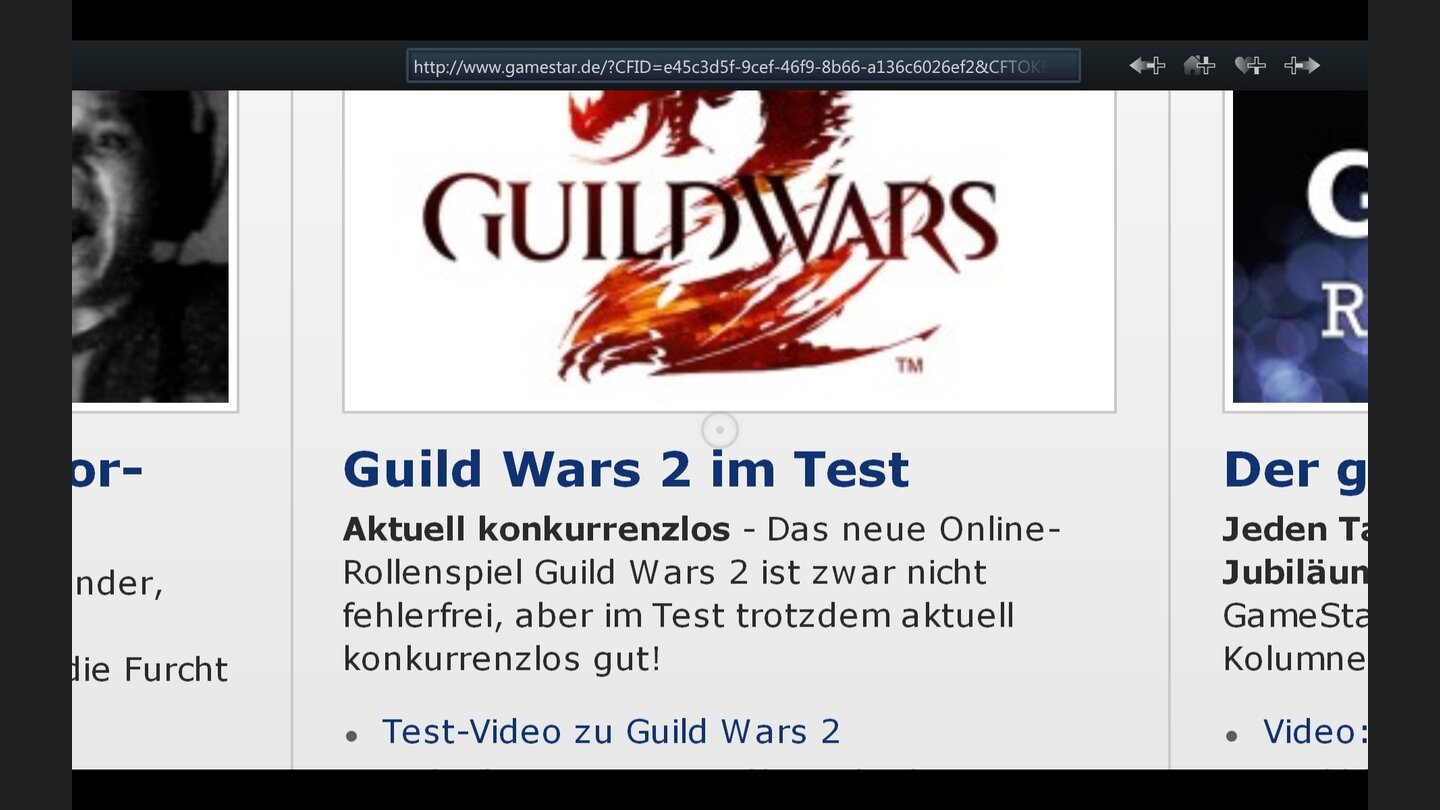 Per Knopfdruck zoomen Sie im Browser auf eine anvisierte Stelle. Das ist praktisch, um kleine Schaltflächen oder Links zu treffen.