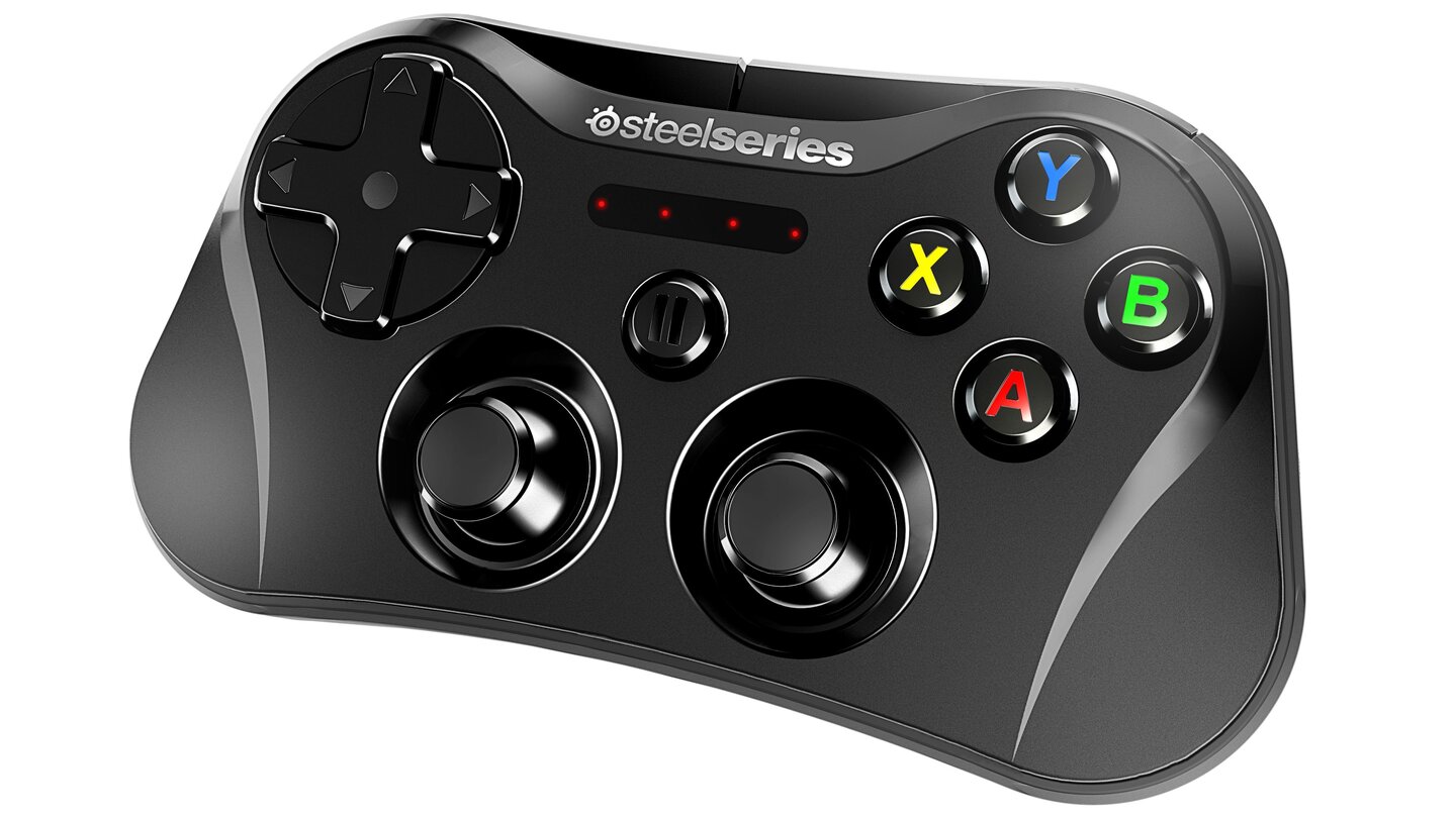 Steelseries StratusDas Button-Layout des Steelseries Stratus orientiert sich an großen Vorbildern, etwa dem Pad der Xbox 360.