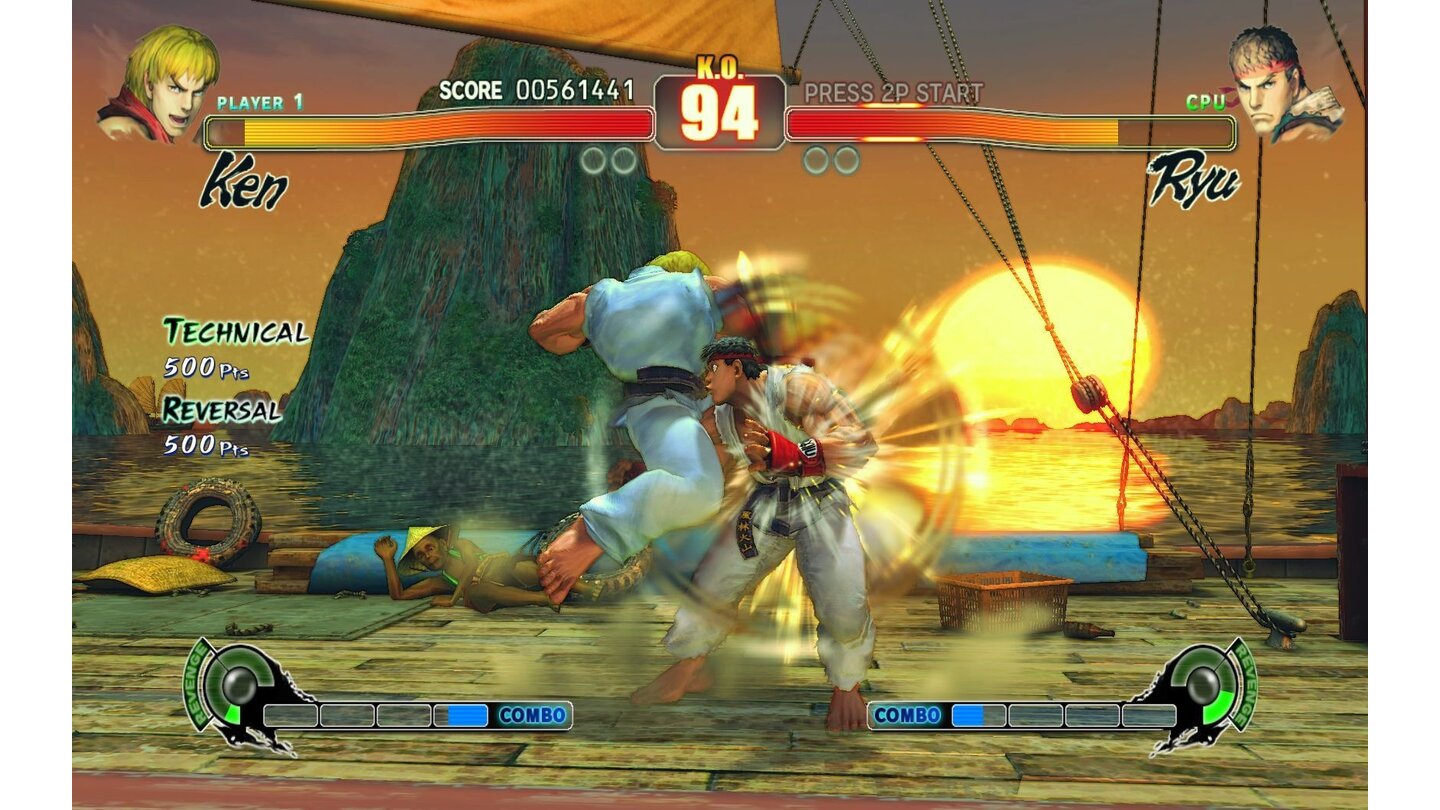 Street Fighter 4 - PC-Screenshots aus der Preview-Version