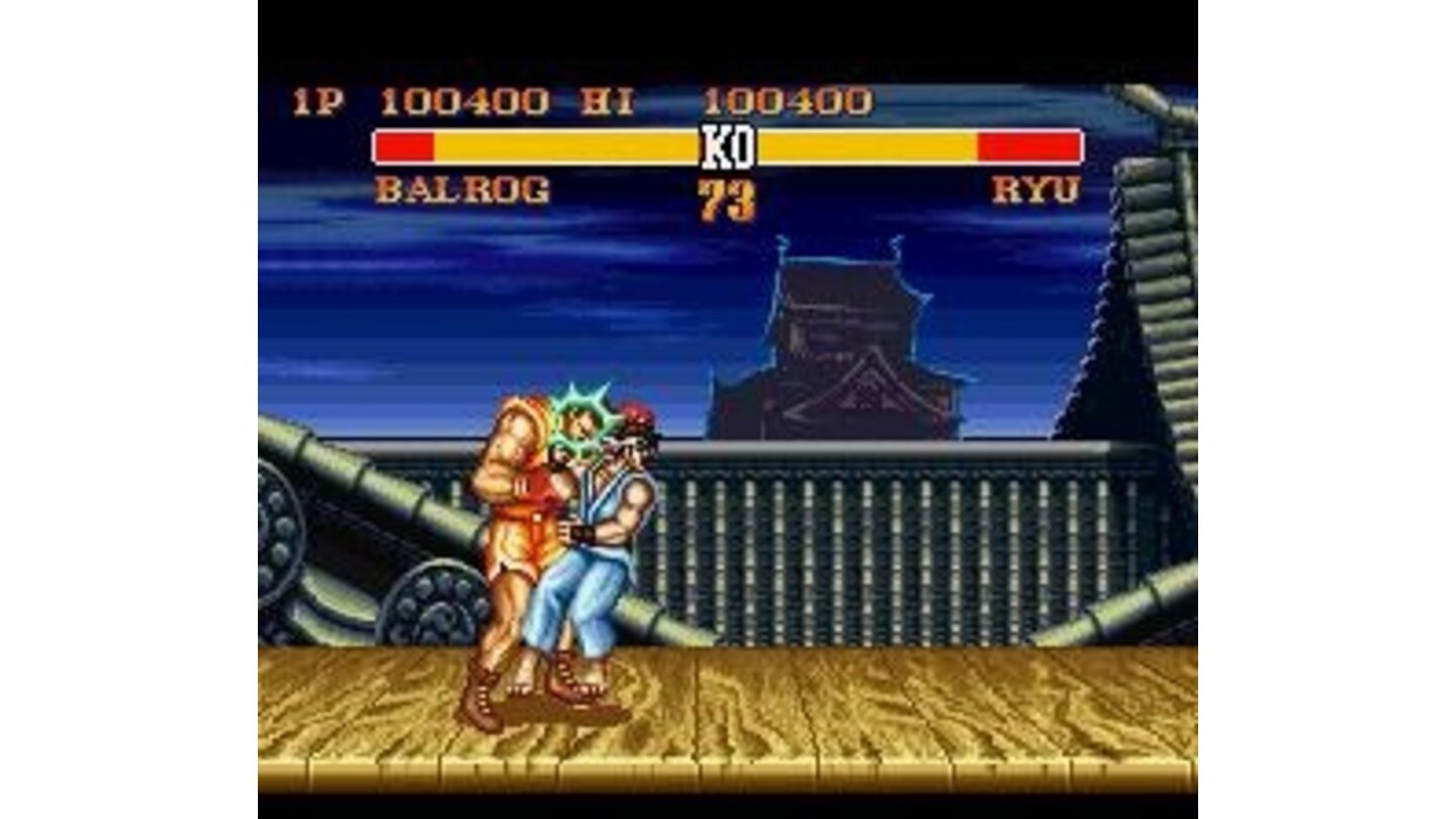 Balrog's throw (with high punch) is not a throw, but a series of hits with the head.