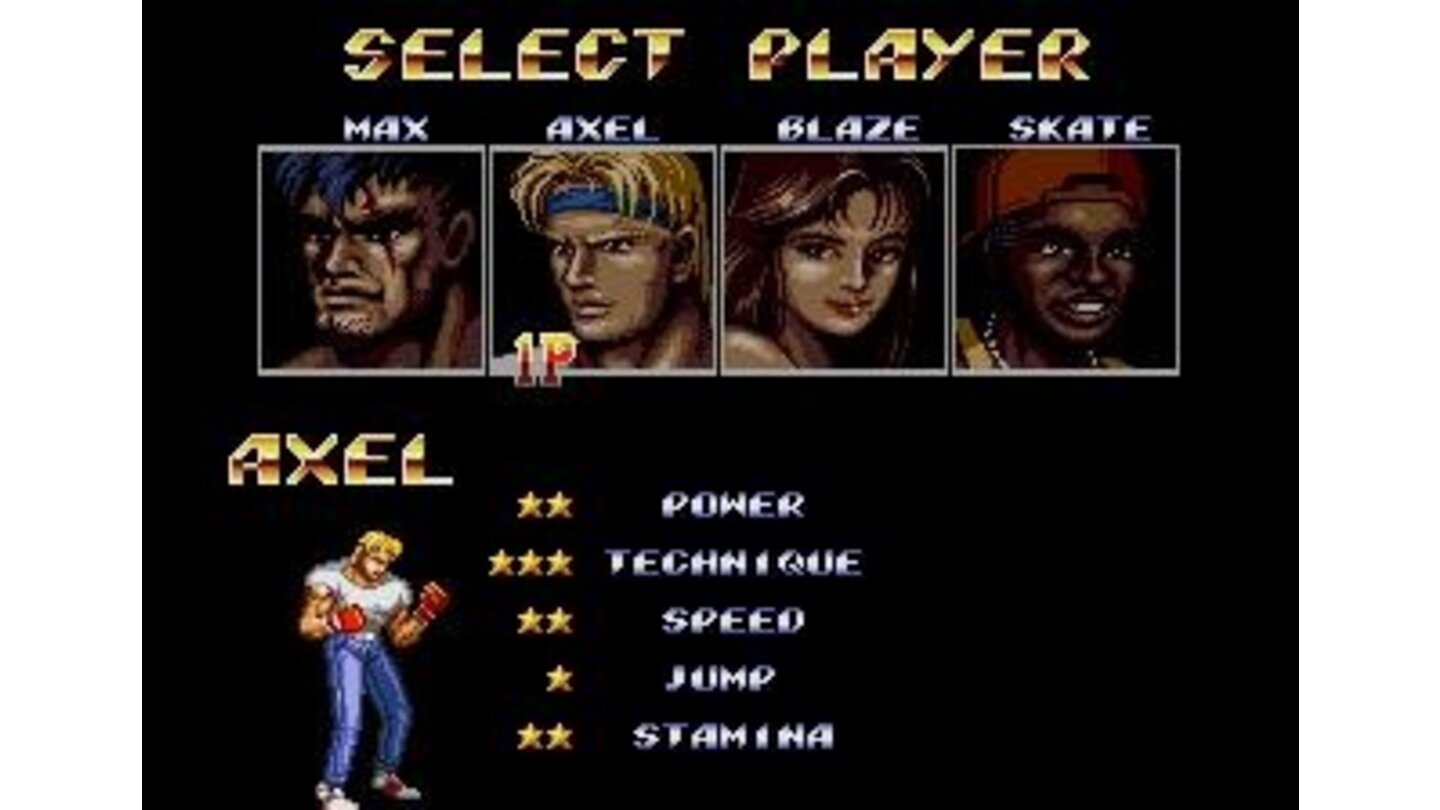 Character Select Screen