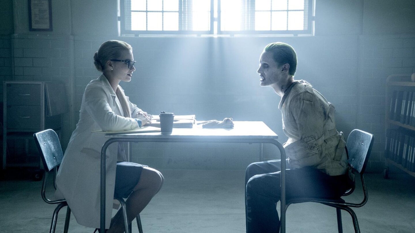 Suicide Squad
Jared Letos Joker mit der Ärztin Quinn (Margot Robbie), die bekanntlich zu seiner Schülerin Harley Quinn wird.