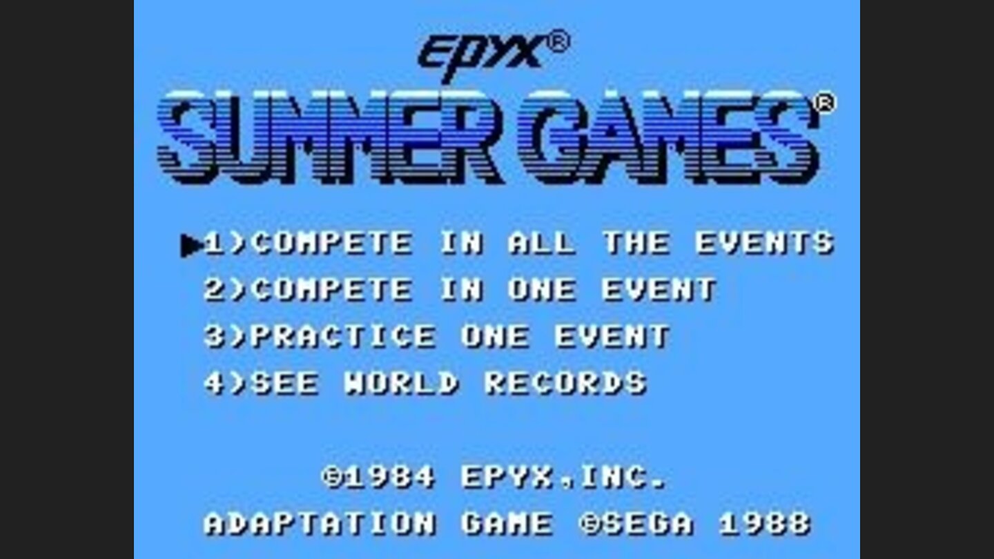Main Menu