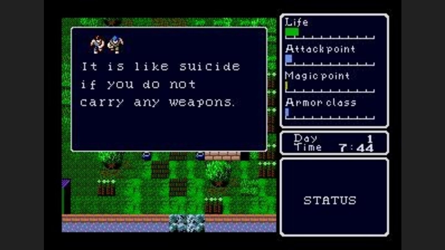 Talking to townpeople