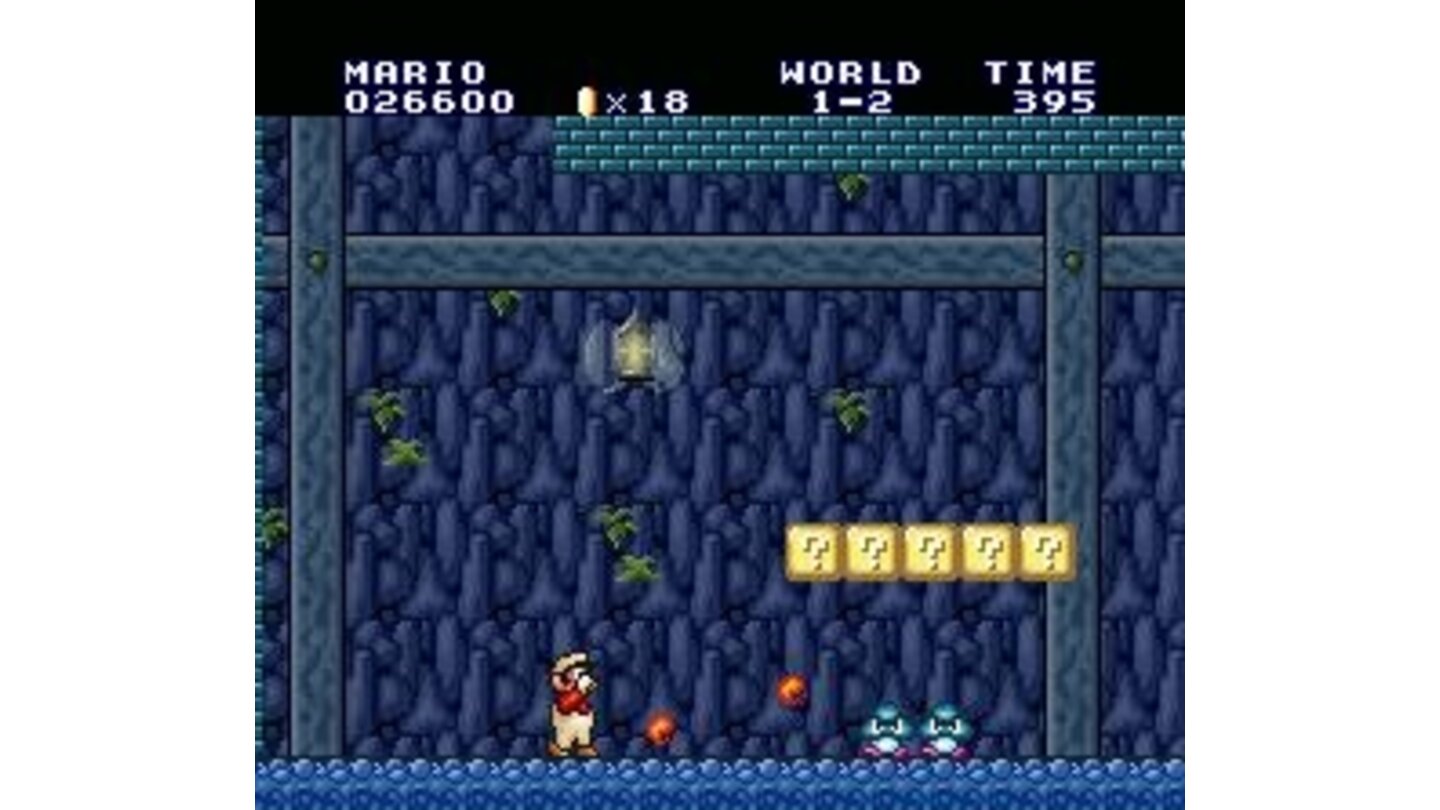 Fire Mario can throw 2 fireballs at the same time. Useful to eliminate weak enemies... at long distance!