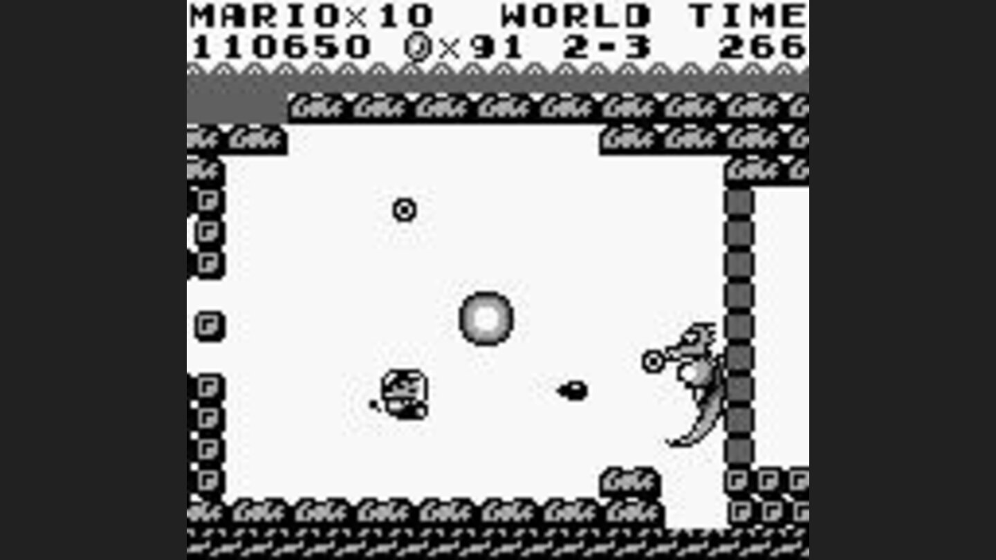 Mario in a submarine