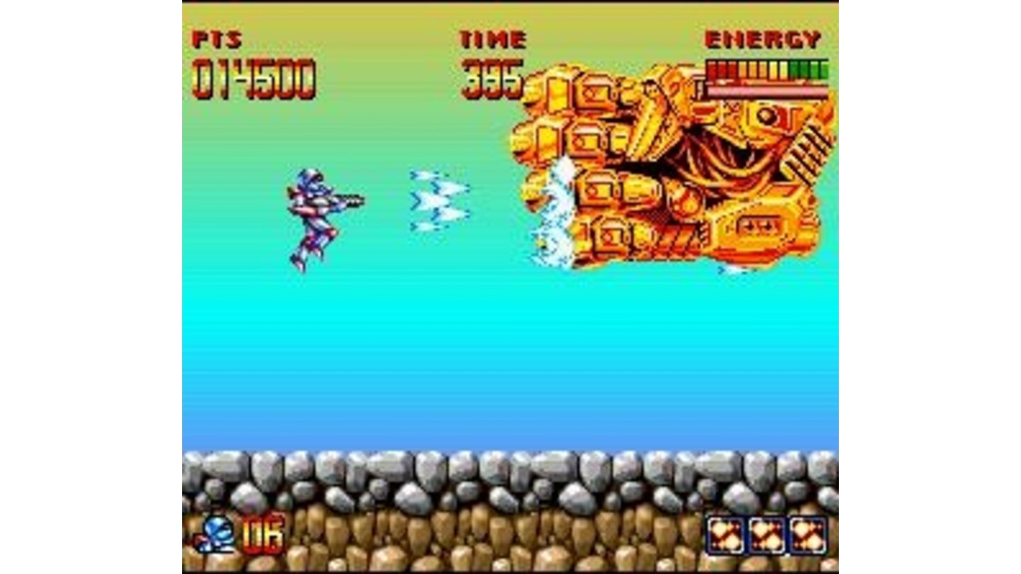 Turrican fans should be familiar with the iron fist