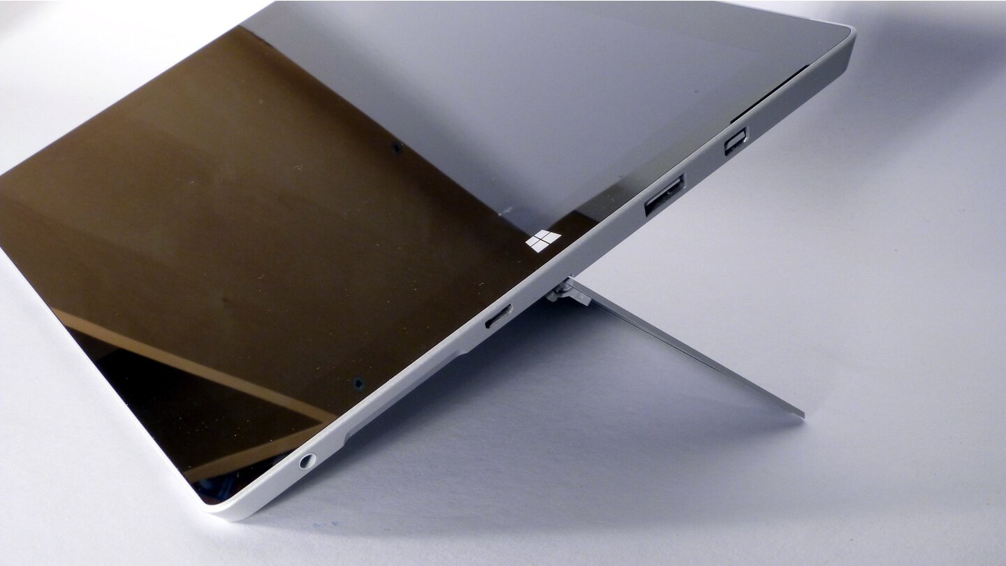 Surface 3 - Niedriger Aufstellwinkel