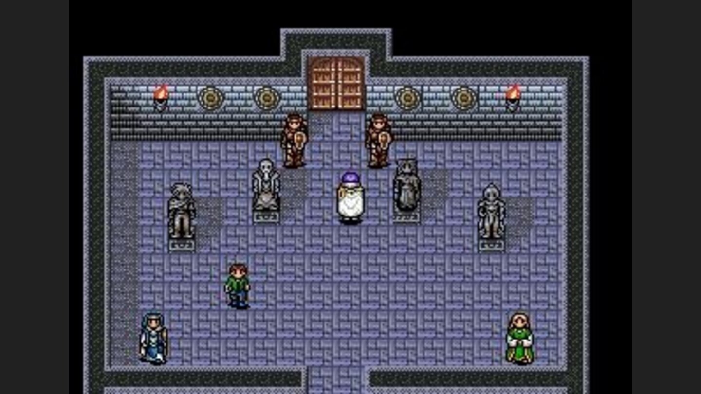 On the way to the throne room