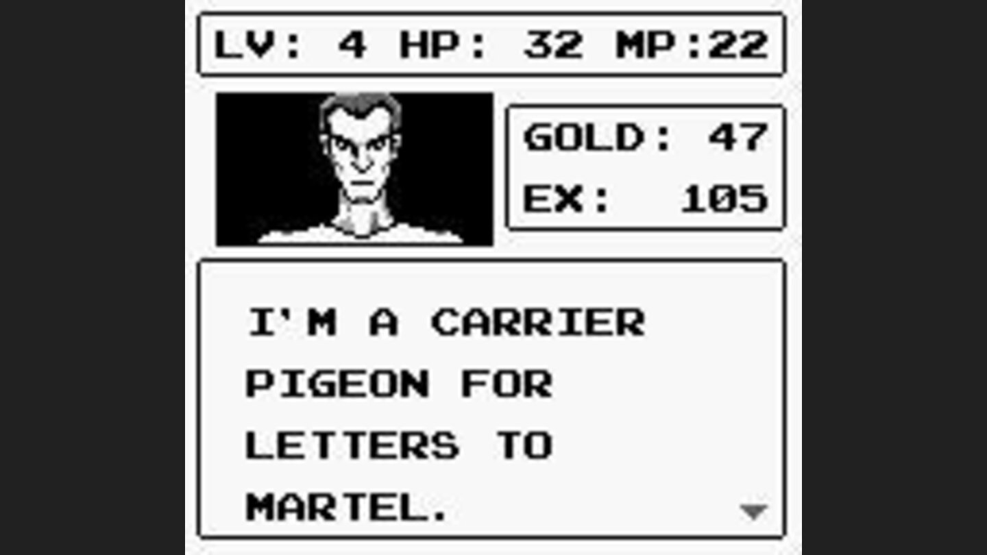 Talking to Martels carrier pidgeon