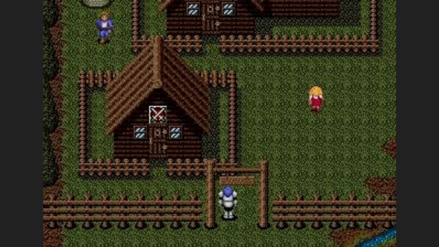 In a town