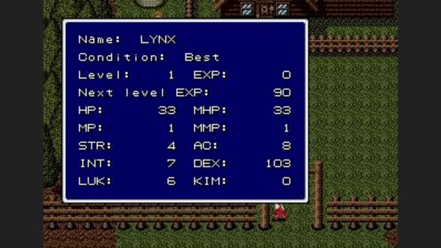 Statistics screen