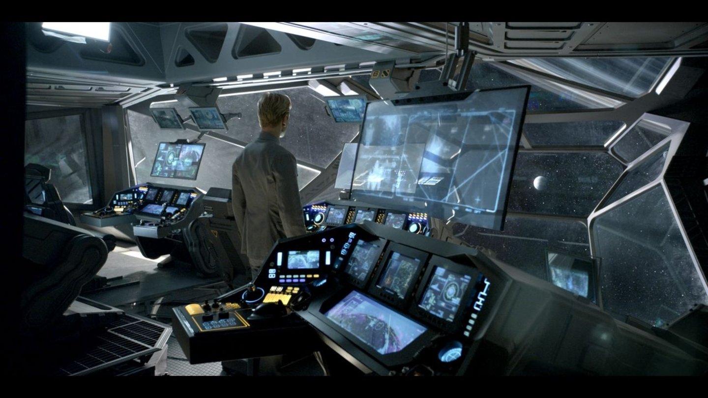 PrometheusDavid (Michael Fassbender) alleine im Raumschiff Prometheus