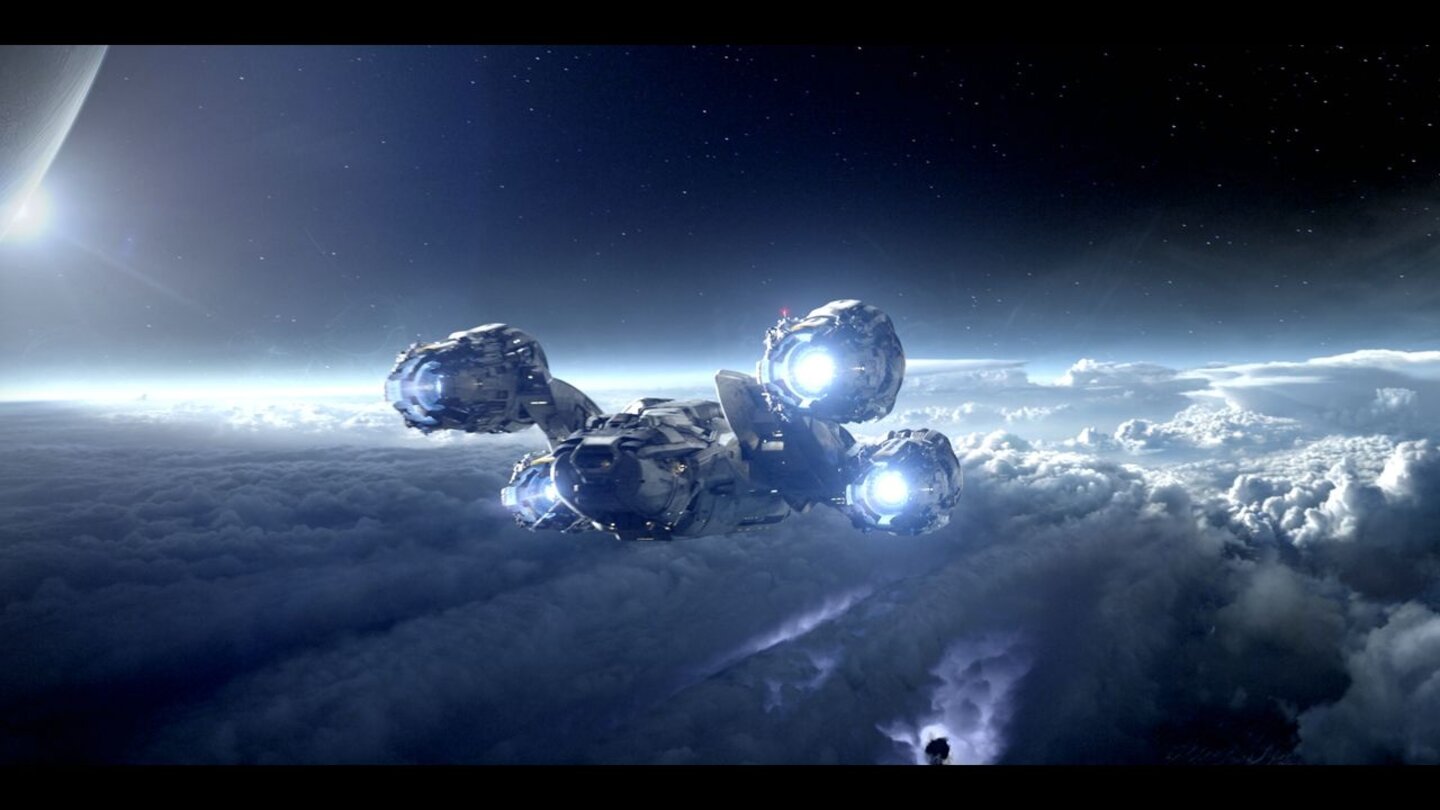 PrometheusDas Raumschiff Prometheus ist auf einer Forschungsmission.