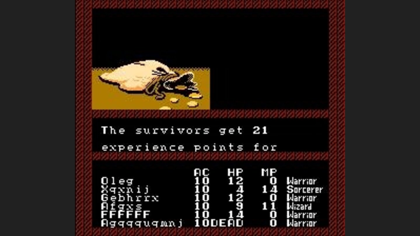 Getting experience and money after a battle