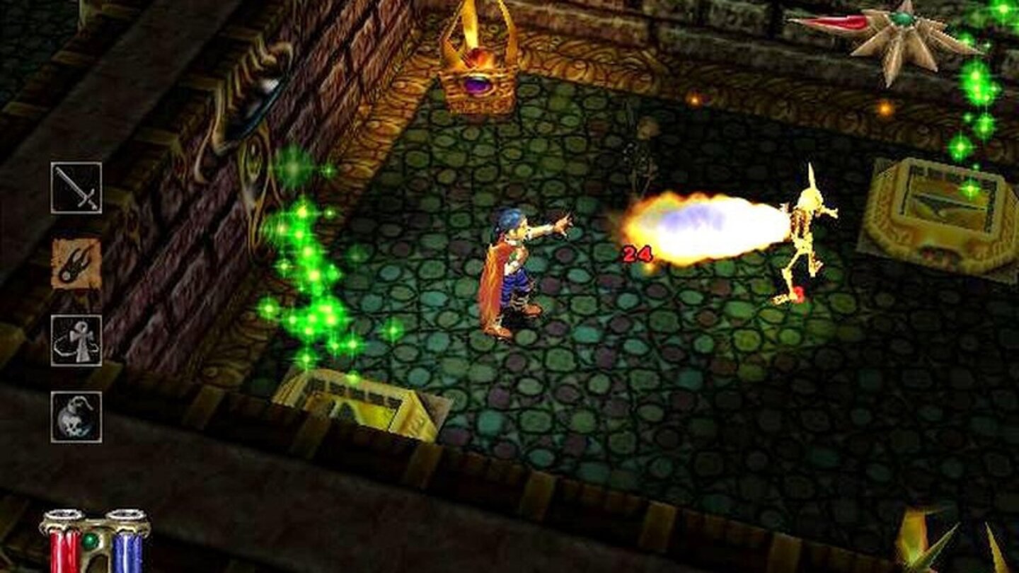 TechnoMage (2000) TechnoMage von Sunflowers (Anno 1602) erschien 2000 und schickt den Spieler in eine Welt, in der sich die Bevölkerung in technikbegabte Steamer und zaubernde Dreamer aufteilt. Melvin, der Held des Spiels, beherrscht beide Wege und muss die Welt vor einem Verräter und Dämonen beschützen. Das ganze Spiel ist in einem comicartigen, teils überzeichneten Look gehalten und erinnert so etwas an das Action-Rollenspiel Silverfall (von 2007).
