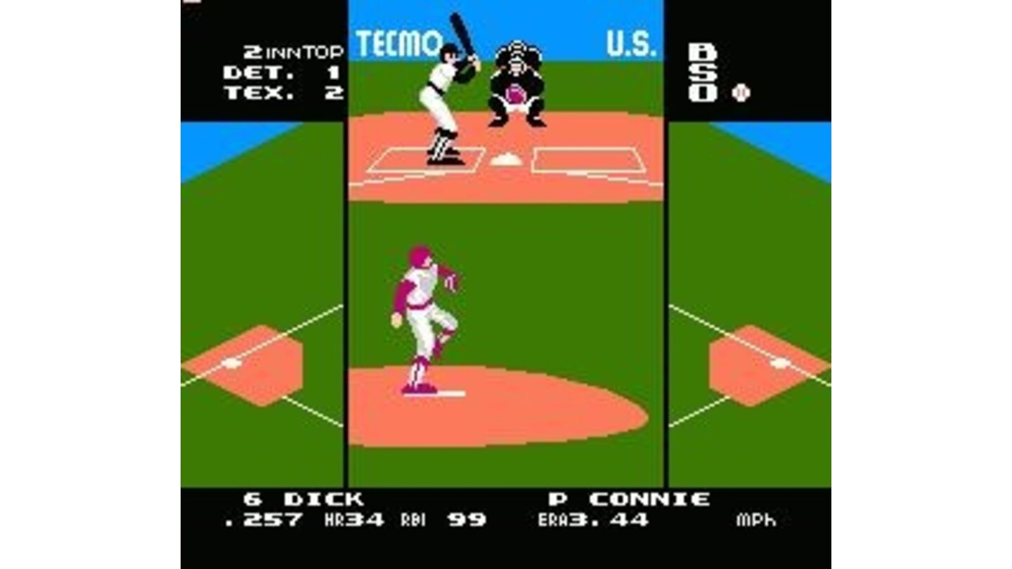 Tecmo Baseball NES