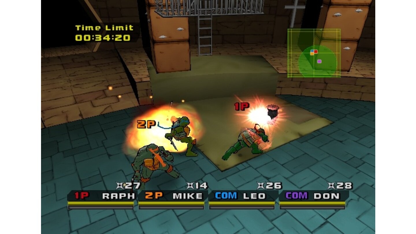 Teenage Mutant Ninja Turtles 3 - Mutant Nightmare_PS2_Xbox 1