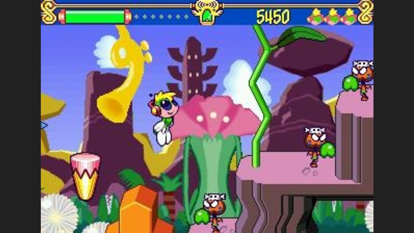 All the levels are painfully bright and cheery.