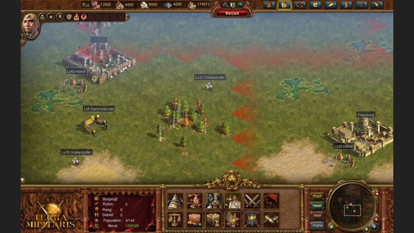 Terra MilitarisScreenshot von der »Conquest«-Erweiterung