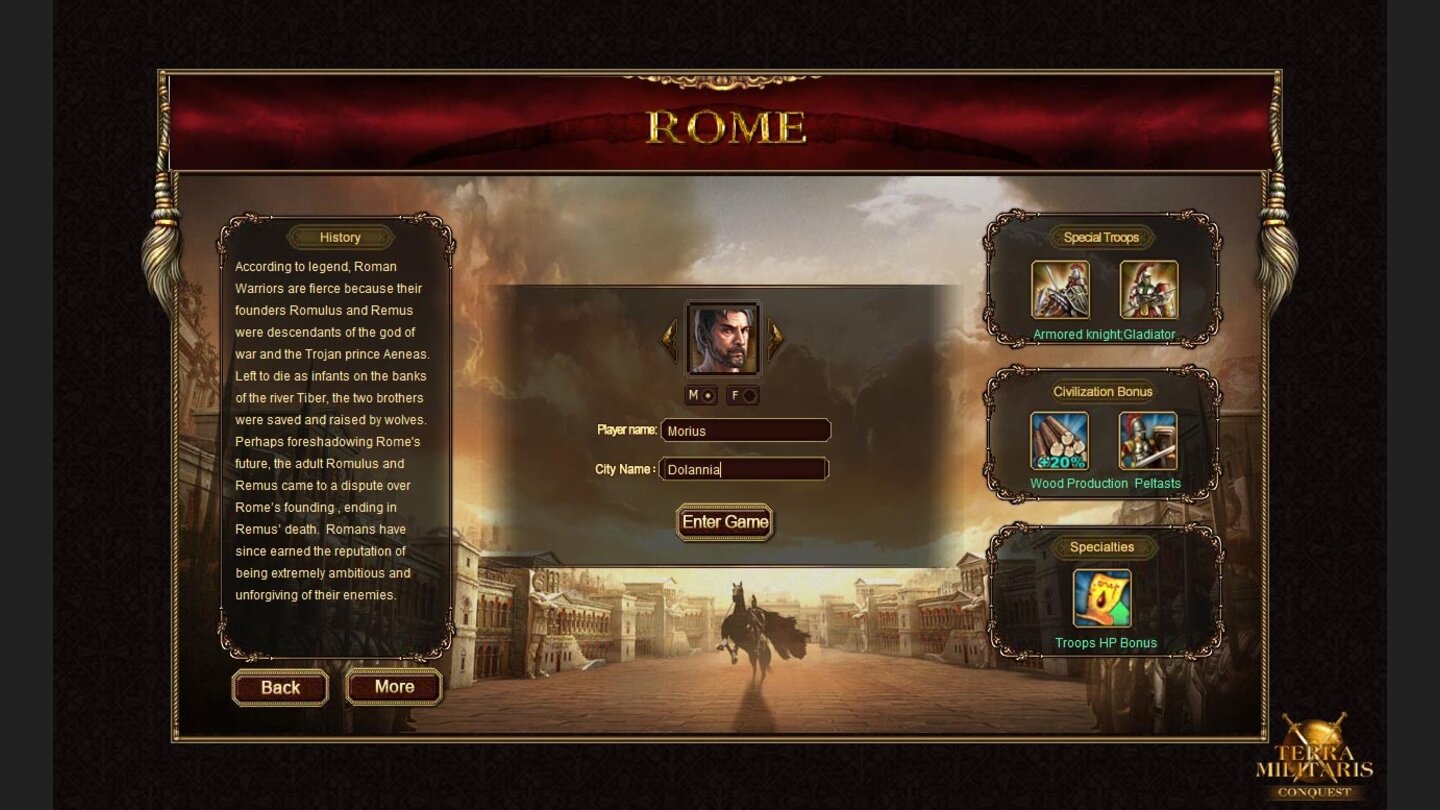 Terra MilitarisScreenshot von der »Conquest«-Erweiterung