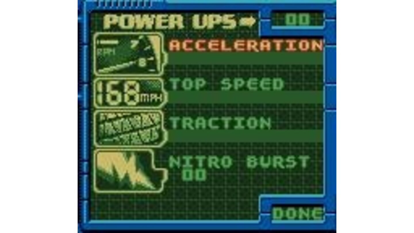 Power Ups Menu