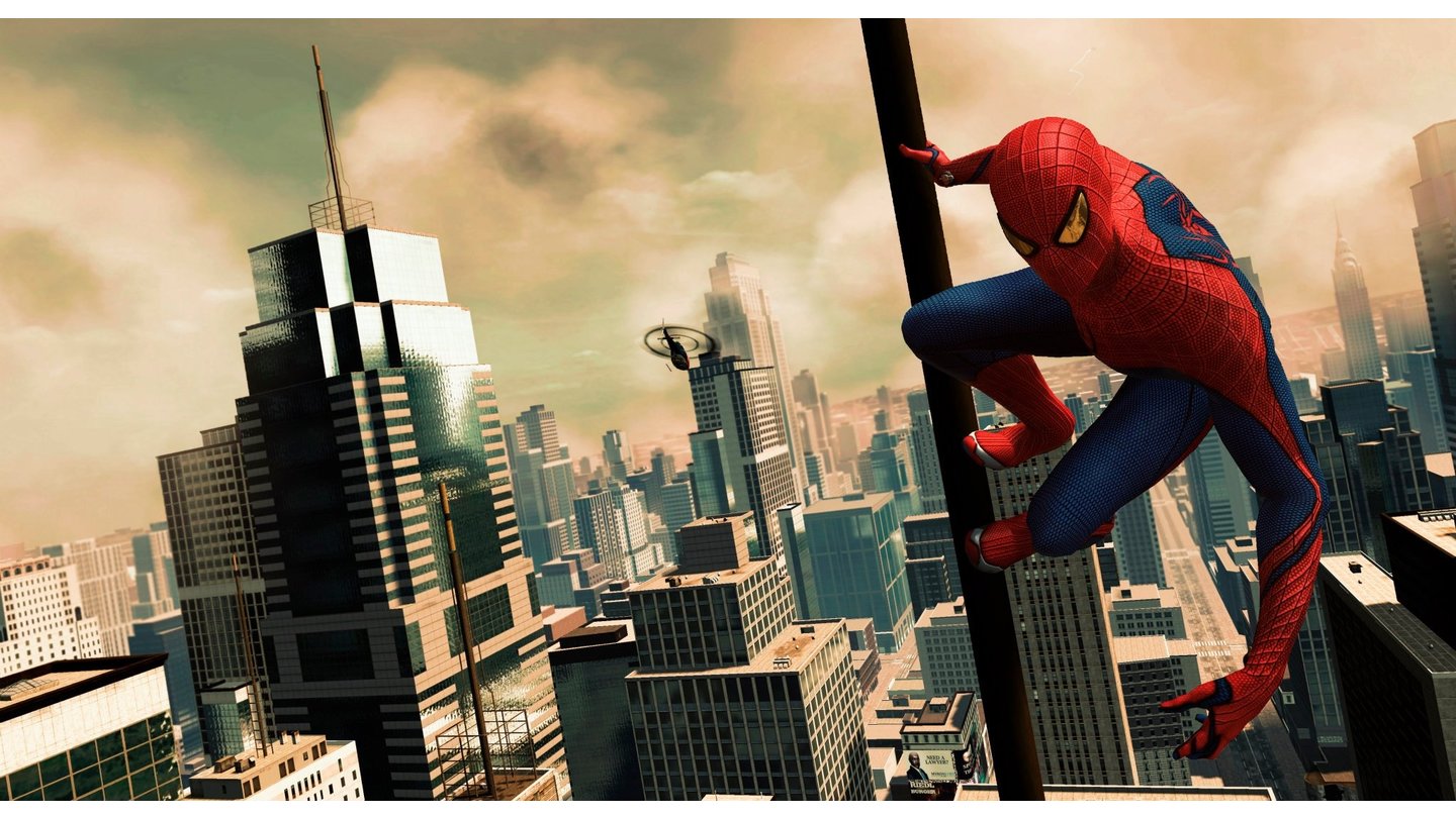 The Amazing Spider-ManSpider-Man kann nun auch klettern. Das funktioniert beim ersten Test allerdings noch nicht so gut, wie gewünscht.