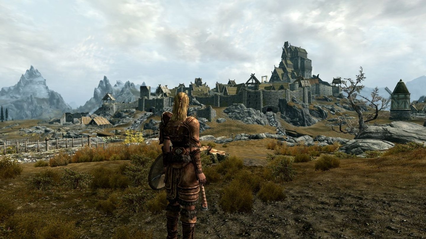 The Elder Scrolls 5: Skyrim - E3-Screenshots: Whiterun Exterior