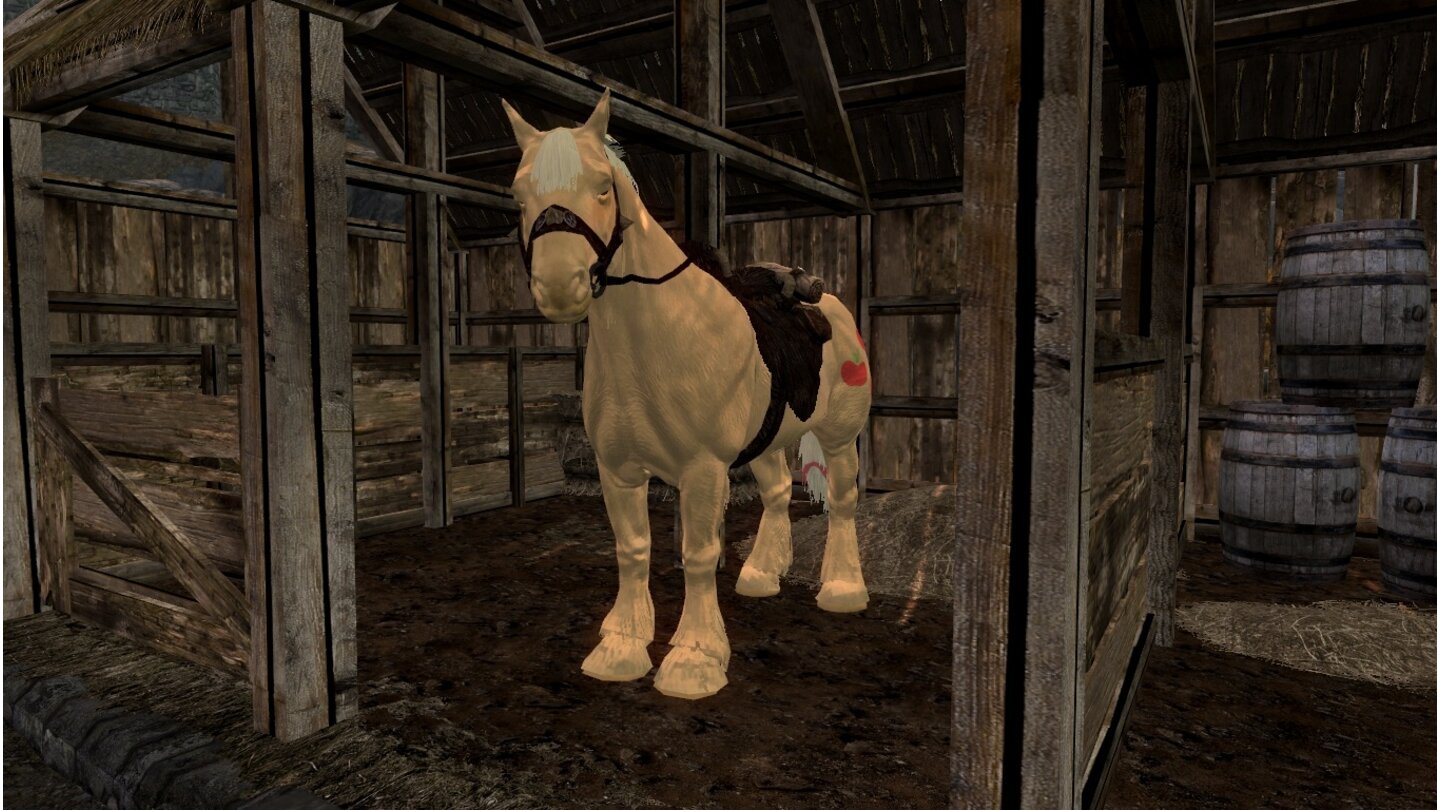 The Elder Scrolls 5: Skyrim - My Little Pony Horse TextureMy-Little-Pony-Fans können sich mit der My-Little-Pony-Mod ihre Lieblingspferde jetzt auch nach Himmelsrand holen.