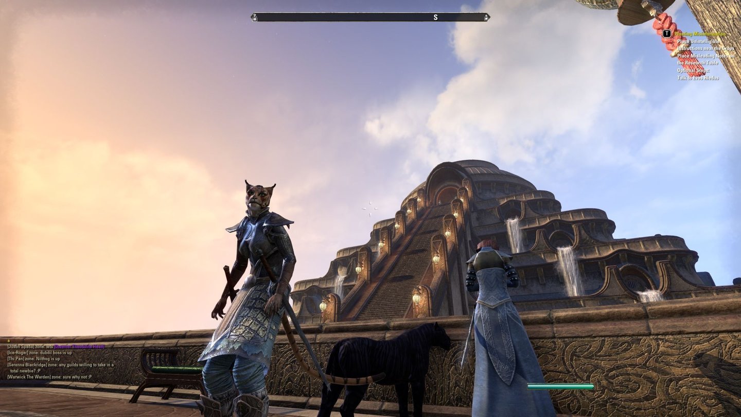 The Elder Scrolls Online MorrowindVivecs prachtvolle Tempelpyramide in seiner Hauptstadt. Der Rest der Siedlung befindet sich noch im Bau.