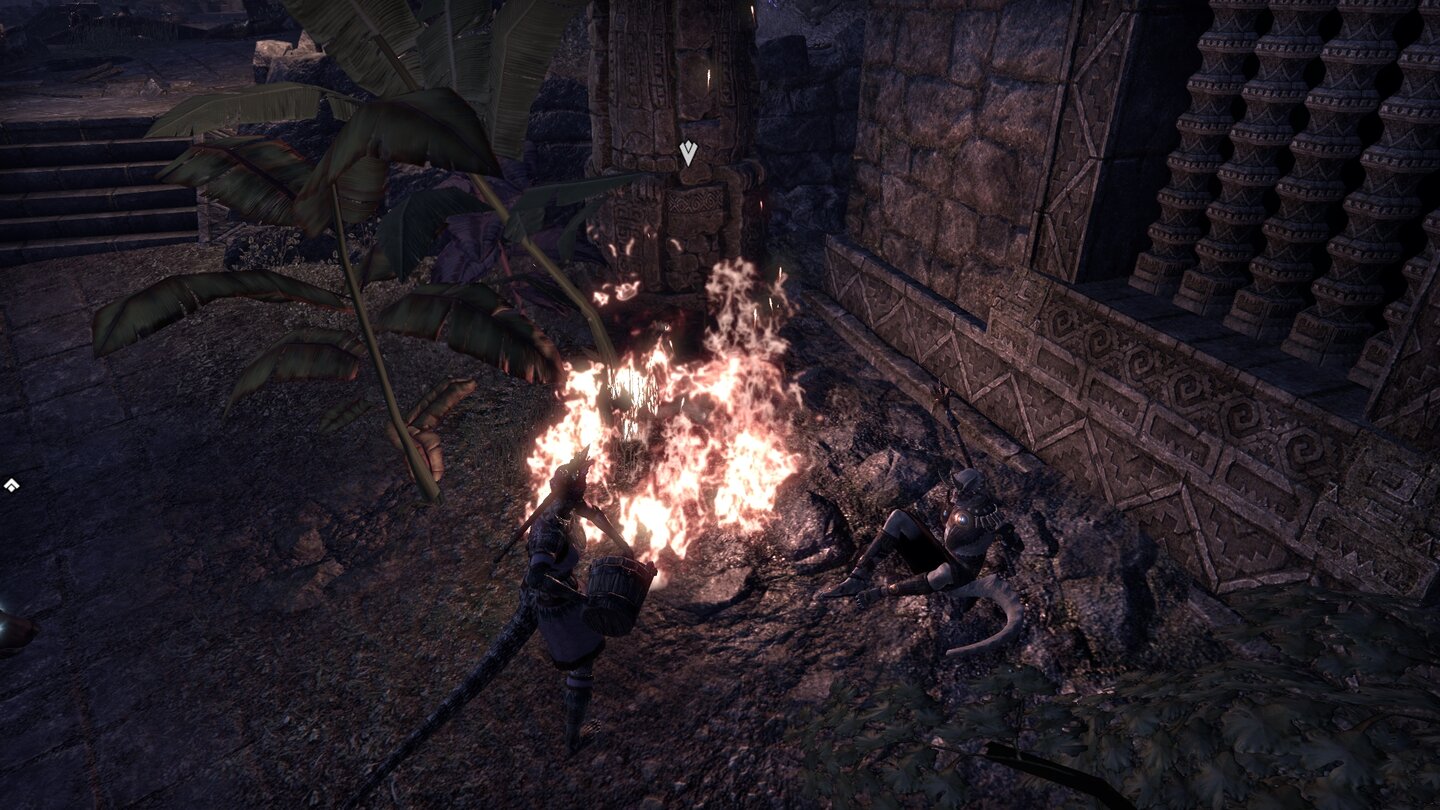 The Elder Scrolls Online: MurkmireUm einen Verletzten zu retten, löschen wir in einer Vision Feuer.