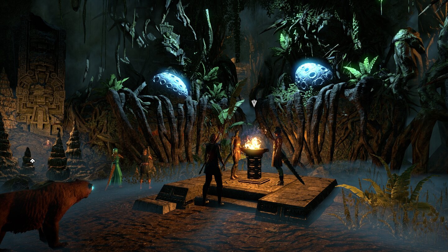The Elder Scrolls Online: MurkmireIn dieser Eikammer erhoffen wir uns Erkenntnisse über die Vergangenheit eines erloschenen Argonier-Stamms.