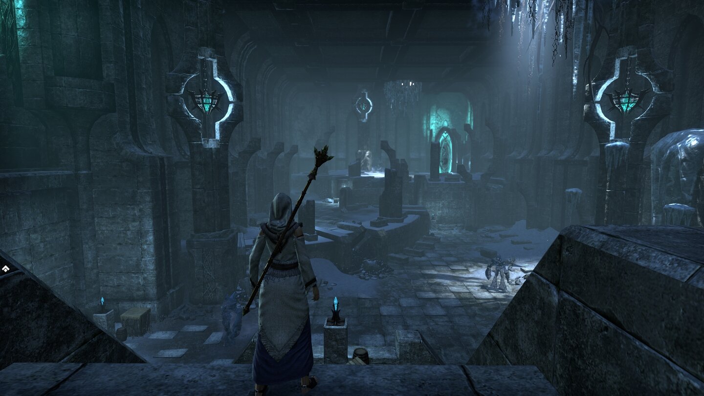 The Elder Scrolls Online: MurkmireAuf der Jagd nach dem Residuum von Argon erkunden wir uralte aleyidische Bauten.
((13))In einer Vision erleben wir ein geheimnisvolles Ritual mit.