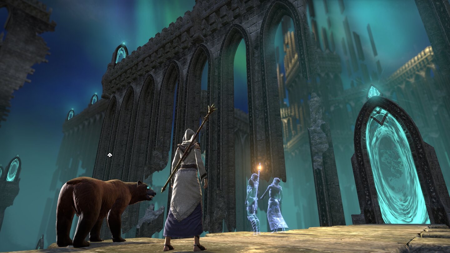 The Elder Scrolls Online: MurkmireAleyidische Ruinen und deren Erbauer sind eng mit der Geschichte des Residuums verbunden.