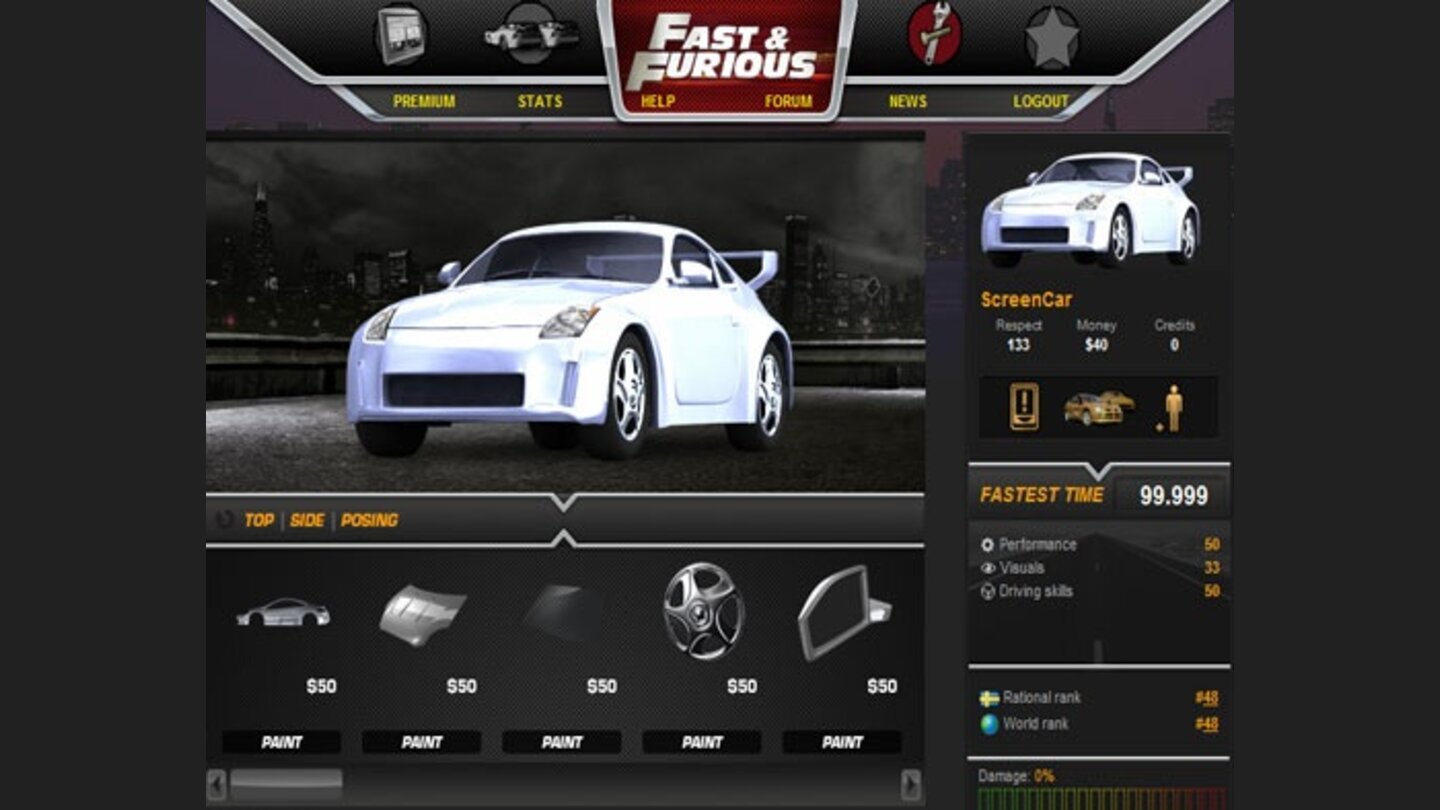 The Fast and The Furious: Fan Immersion Game