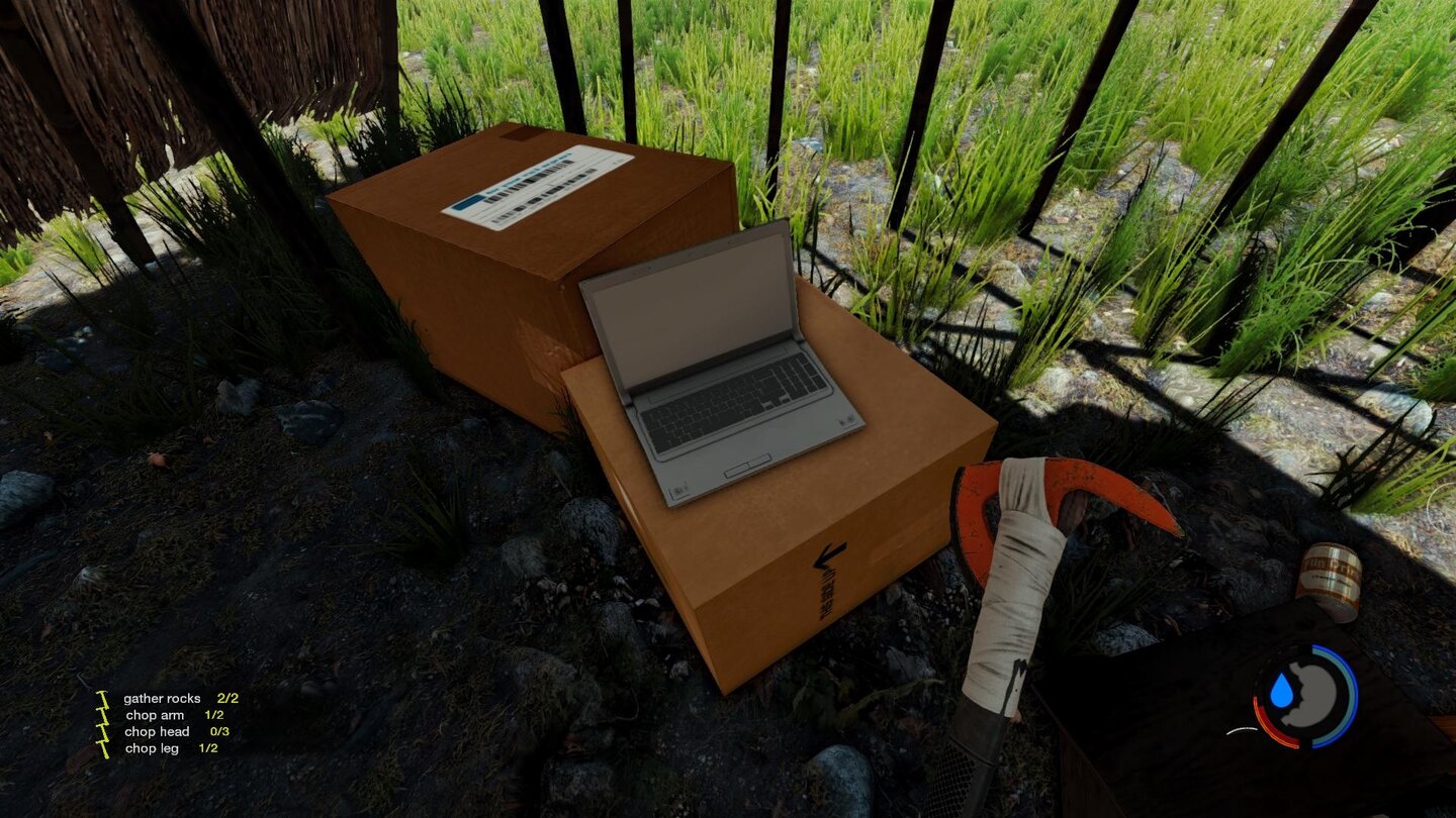 The Forest - Screenshots aus Version 0.20Laptops sind nun zerstörbar und liefern die wichtigen Platinen.