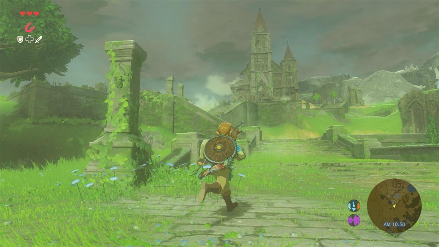 The Legend of Zelda - Breath of the Wild
Überal lin der Welt finden sich Ruinen und verwunschene Bauten-