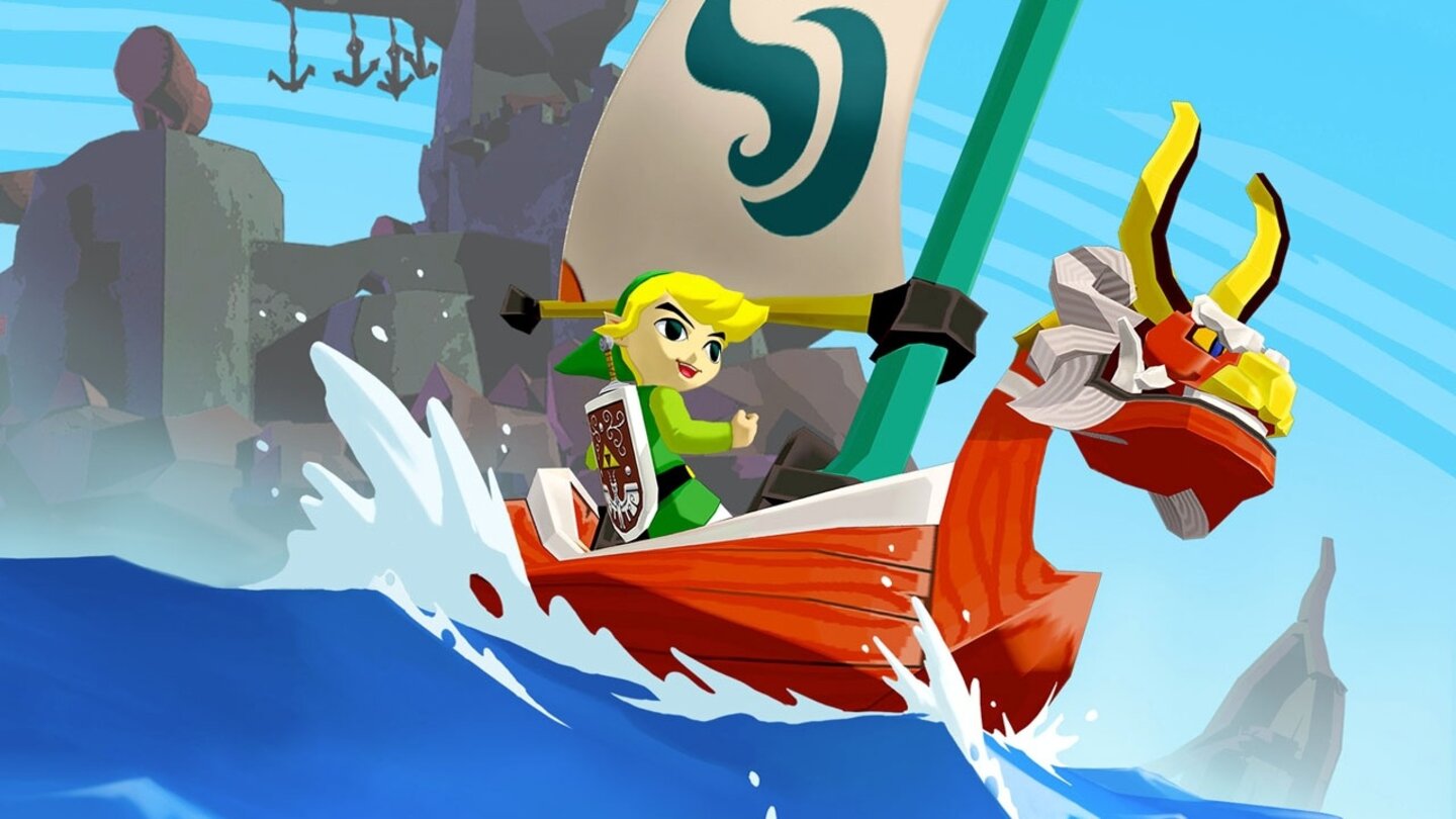 Top: The Legend of Zelda: Wind Waker (GCN; 93%, 06/2003)) Das vielleicht kontroverseste Zelda-Spiel: Links erster Cel-Shading-Ausflug war ein definitives Highlight des Jahres. Charmant und zauberhaft wie eh und je.