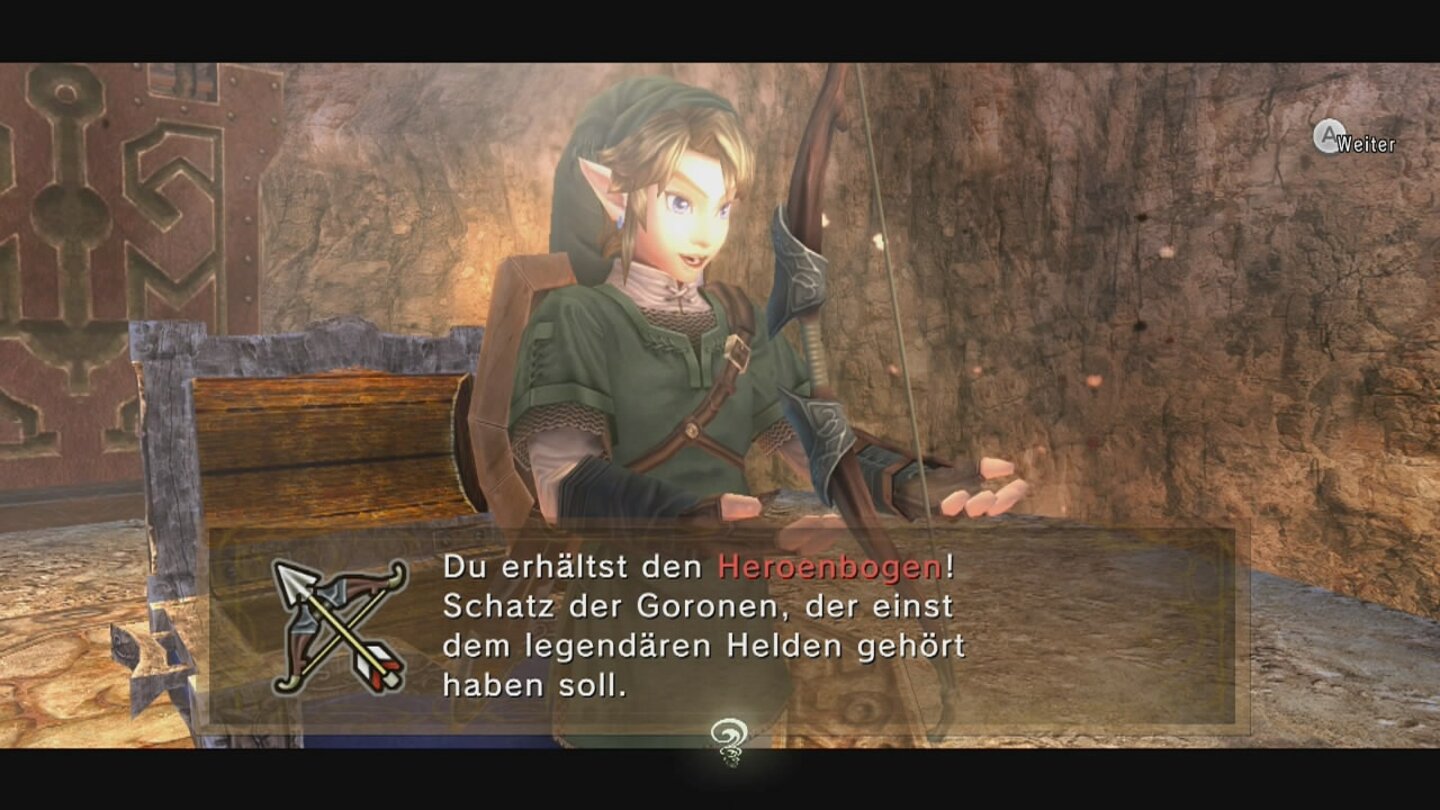 The Legend of Zelda: Twilight Princess HDIn jedem Dungeon erhält Link eine Waffe, die ihm nicht nur im Kampf, sondern auch bei der Lösung von Rätseln gute Dienste leistet.